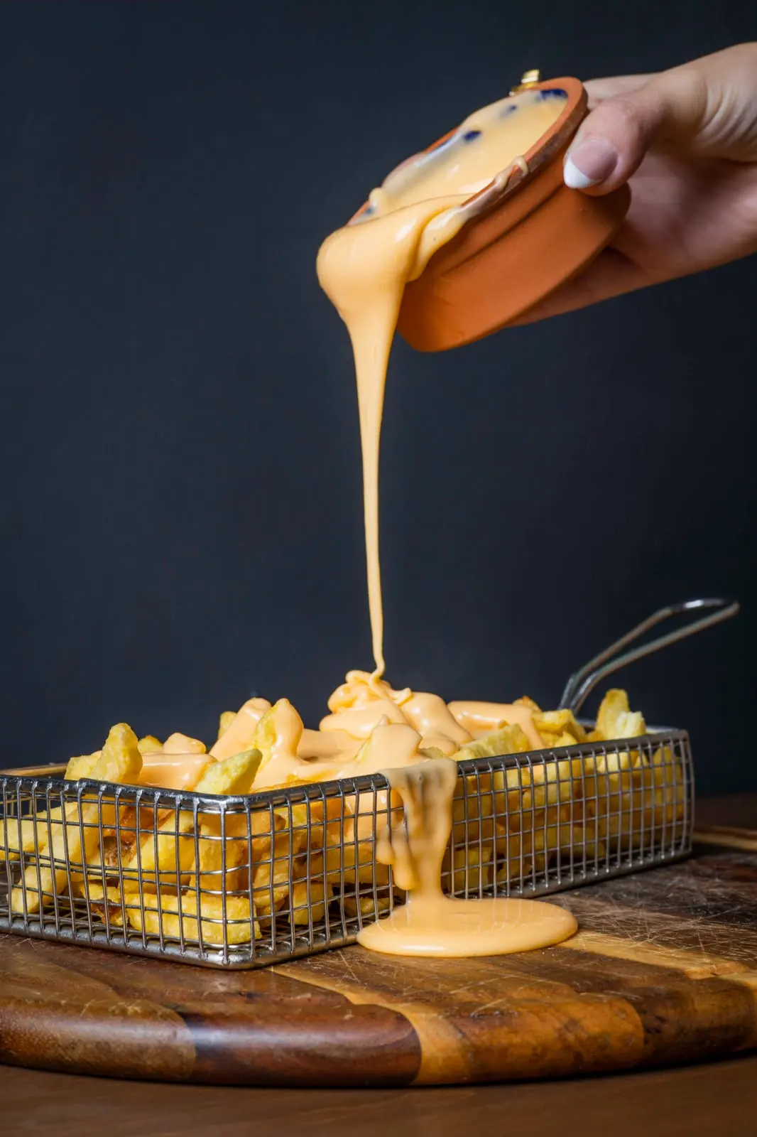 Patatine e cheddar